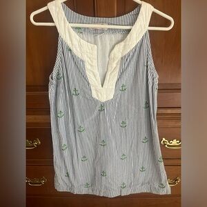 Lilly Pullitzer anchor dress top